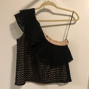 J Crew Black Top